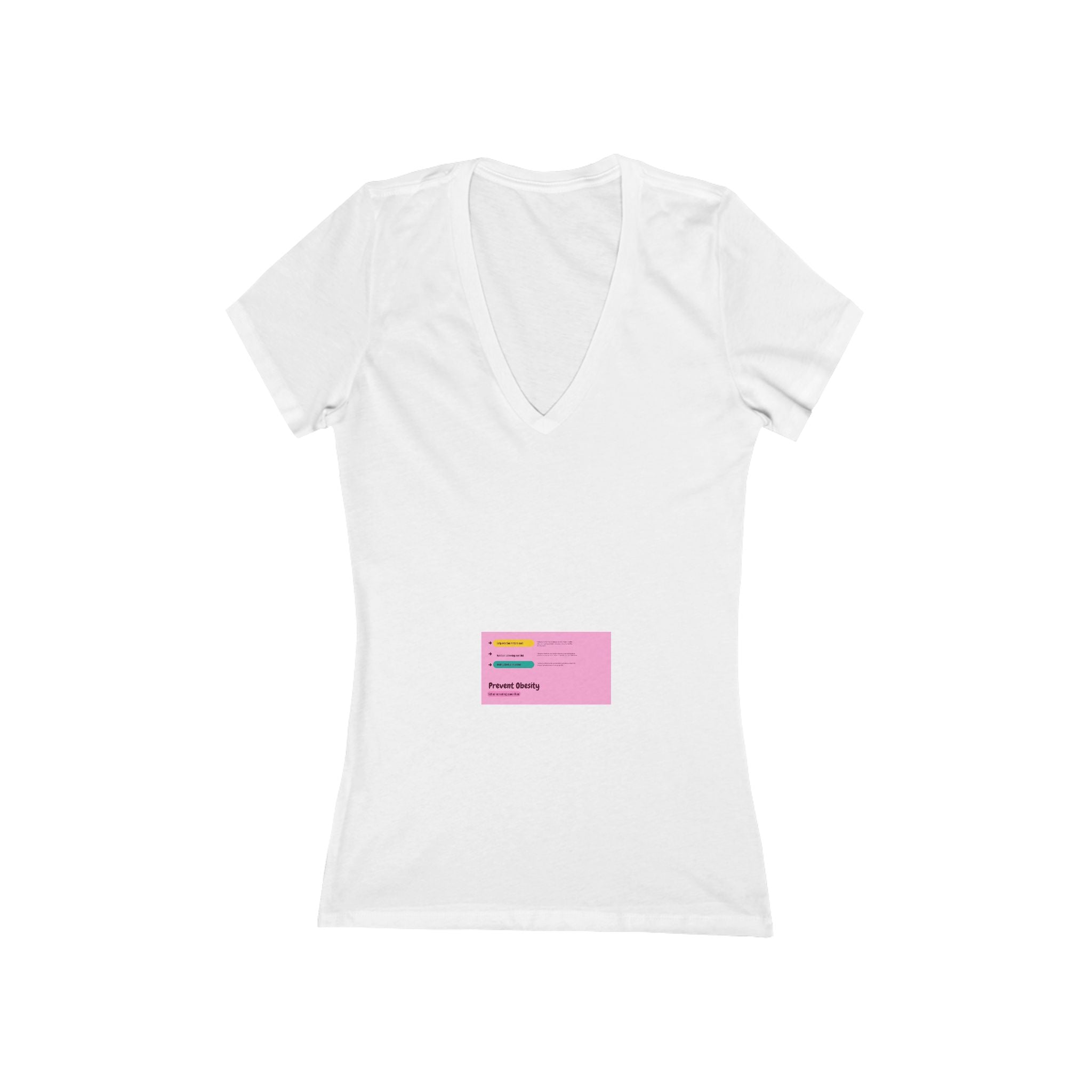 V-Neck Tee "Currently..." Minimalist Pink Status Graphic – Women's Casual Top