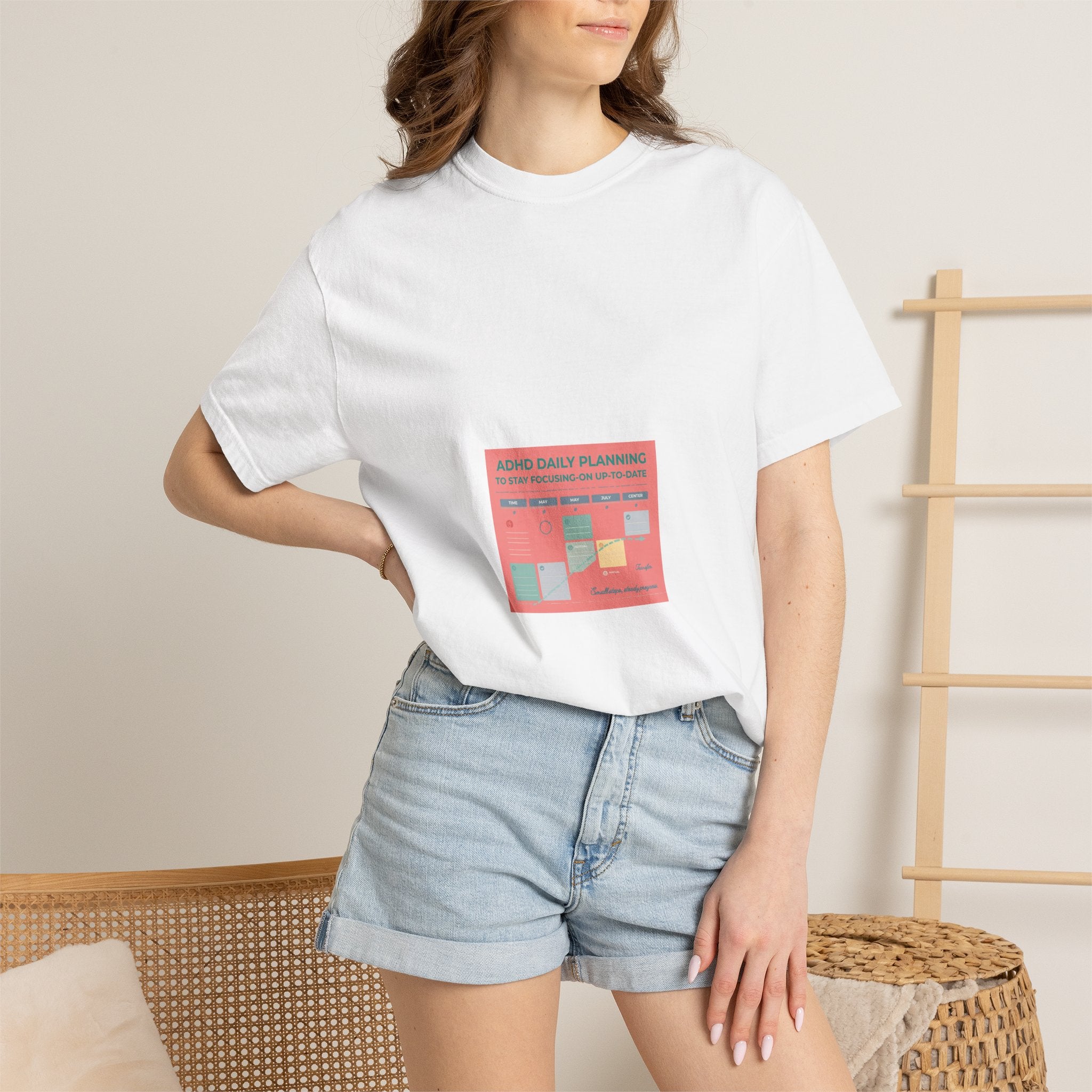 Graphic T-Shirt — "Choose Daily: 1% Better" Motivational Minimalist Tee