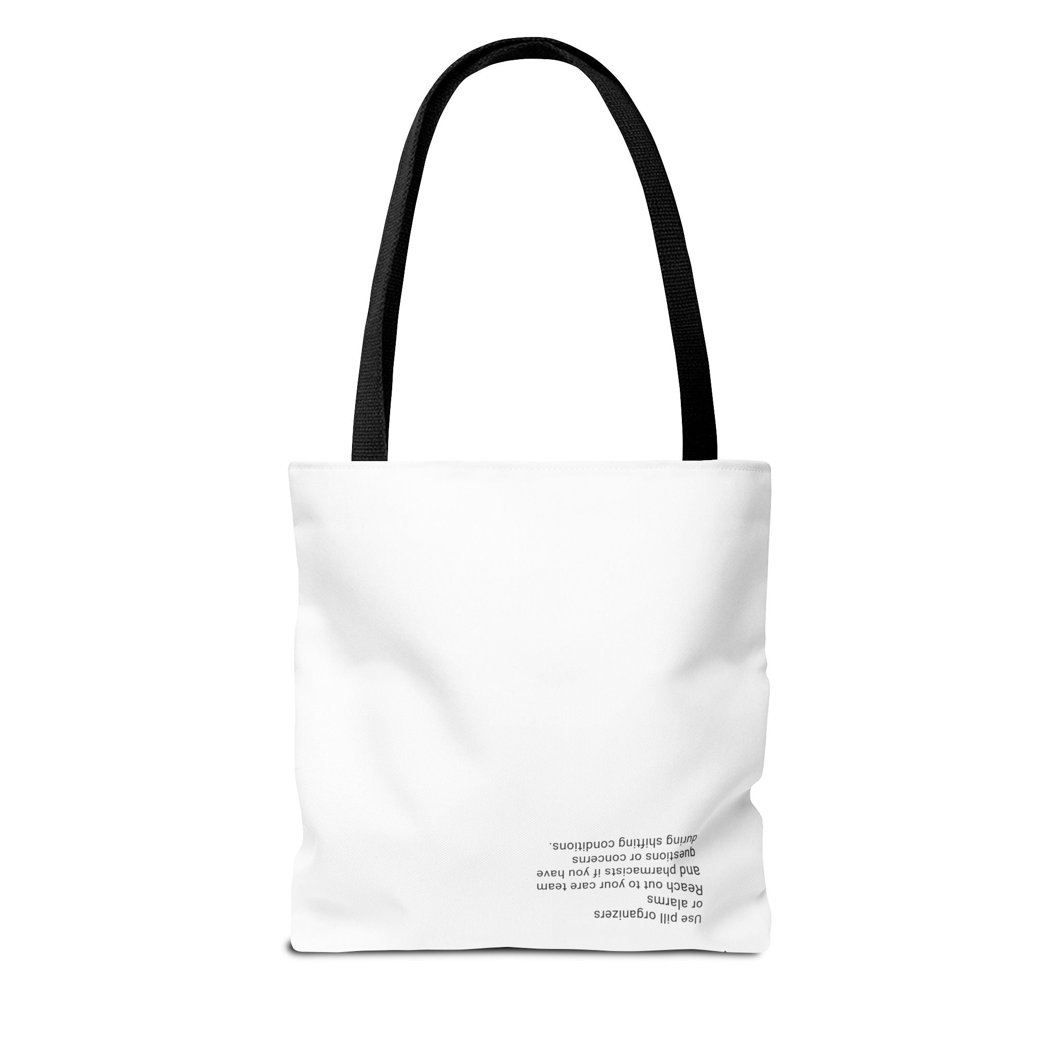 Tote Bag — "Your Health Depends on Every Dose" Minimalist Medical Awareness Tote