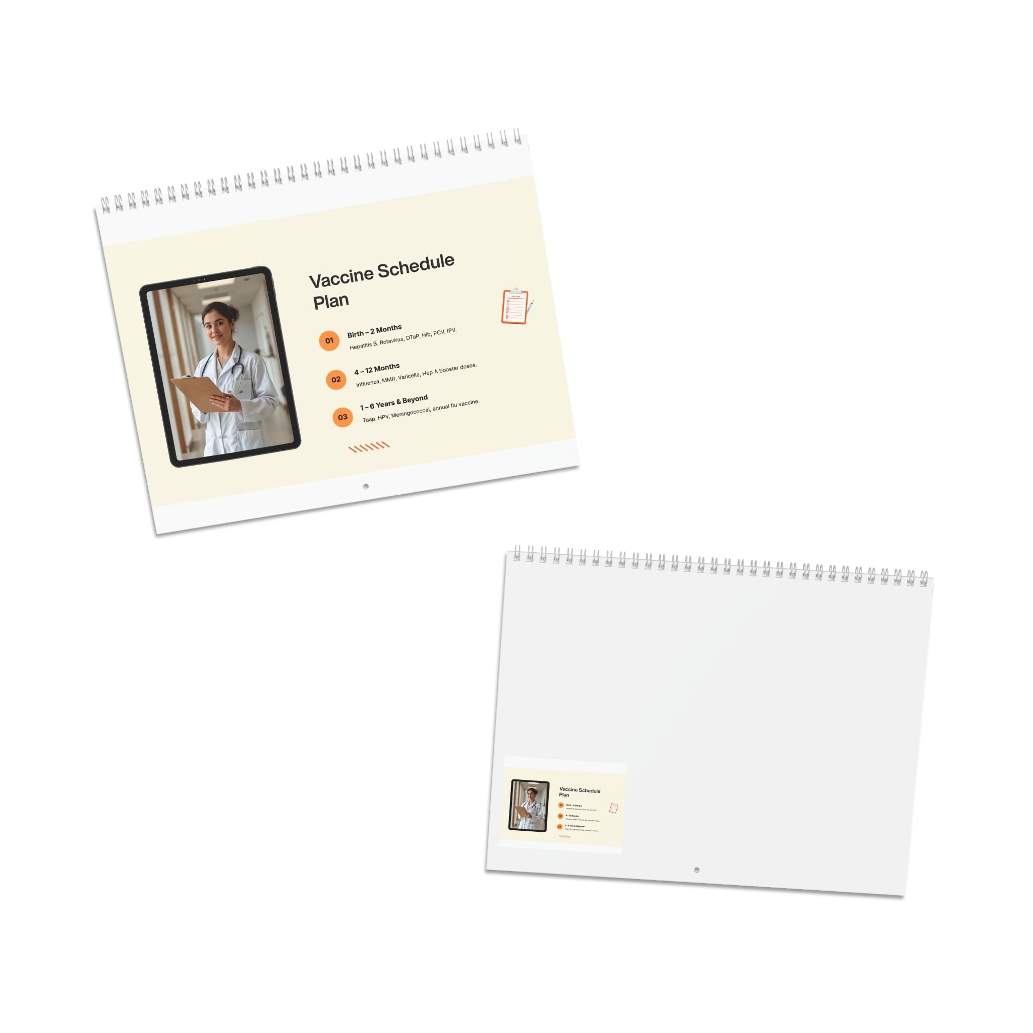 2026 Wall Calendar — Minimal Monthly Planner with Notes