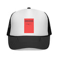 Trucker Cap — “Protect Yourself, Protect Everyone” Minimal Red Poster Design