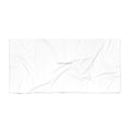 Minimalist White Beach Towel — Small Center Text 'Nothing Personal Just Business'