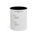 Health Reminder Coffee Mug — "Your Health Depends on Every Dose" Accent Mug