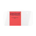 Mini License Plate - "Protect Yourself, Protect Everyone" Safety Message Plate