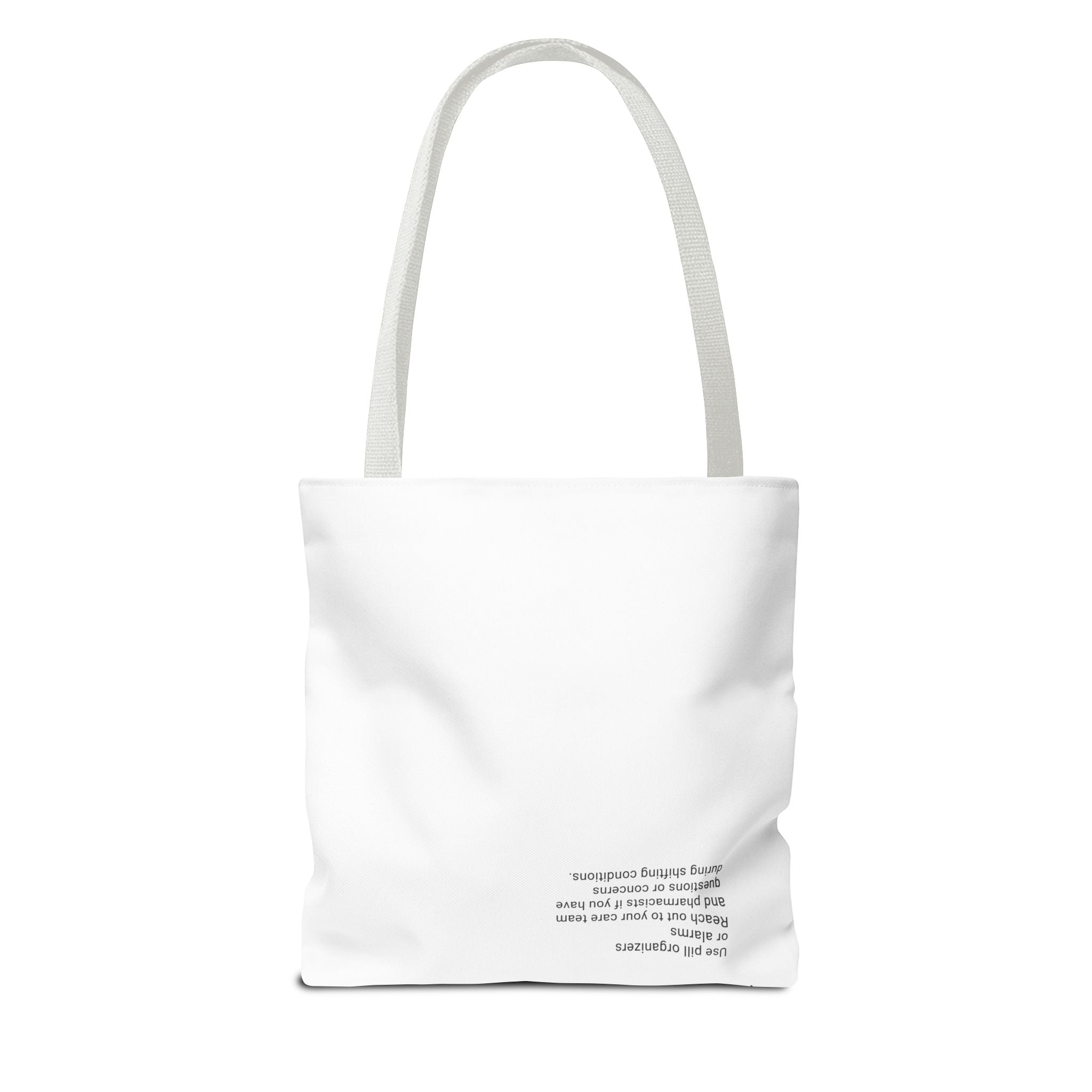 Tote Bag — "Your Health Depends on Every Dose" Minimalist Medical Awareness Tote