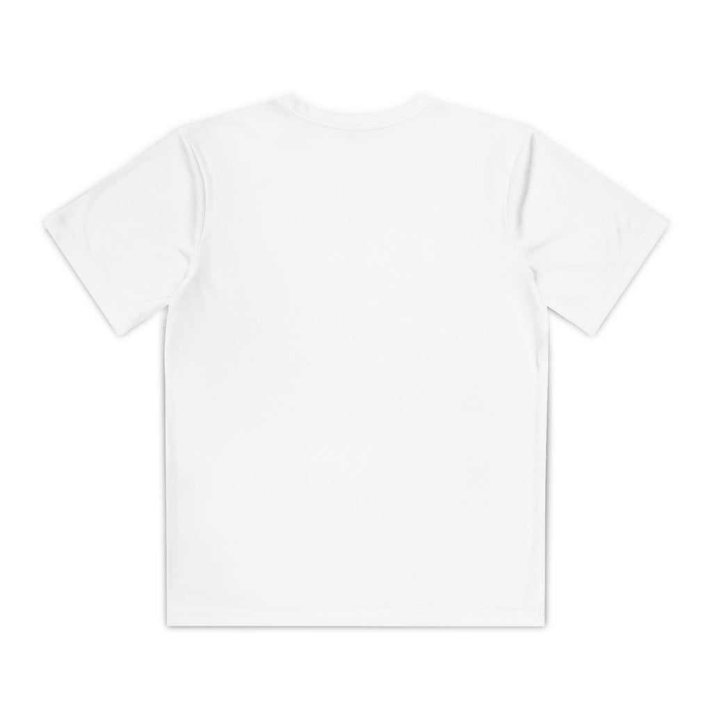 Youth Competitor Tee — Orange Badge Graphic Youth T-Shirt