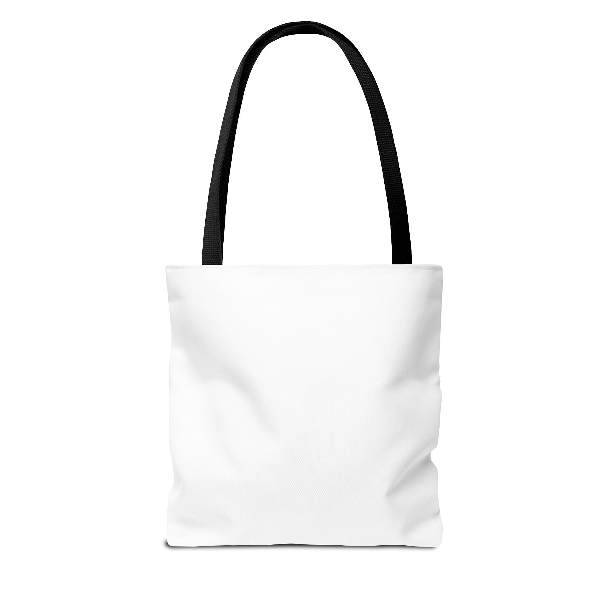 Tote Bag — Minimal Orange Accent Canvas Tote with 'Changing Behaviors: Steps to Sustain Creation' Text