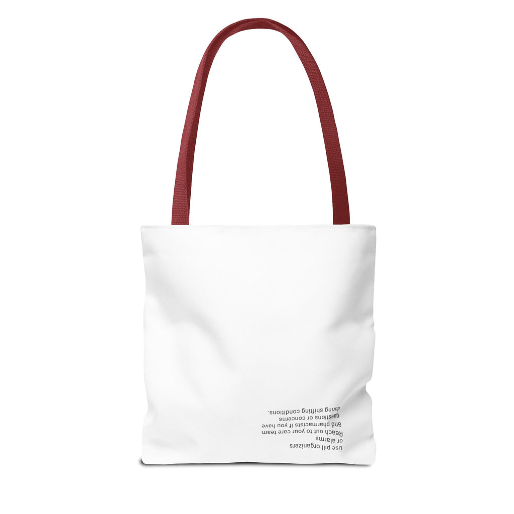 Tote Bag — "Your Health Depends on Every Dose" Minimalist Medical Awareness Tote