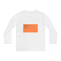 Youth Long Sleeve Tee — Orange Label Minimalist Competitor Design