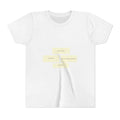 Youth Tee — Minimalist Yellow Sticky Note Design (‘You Are Not Alone’)