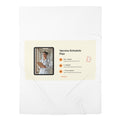 Baby Swaddle Blanket — Vaccine Schedule Plan Swaddle (Newborn Milestone Keepsake)
