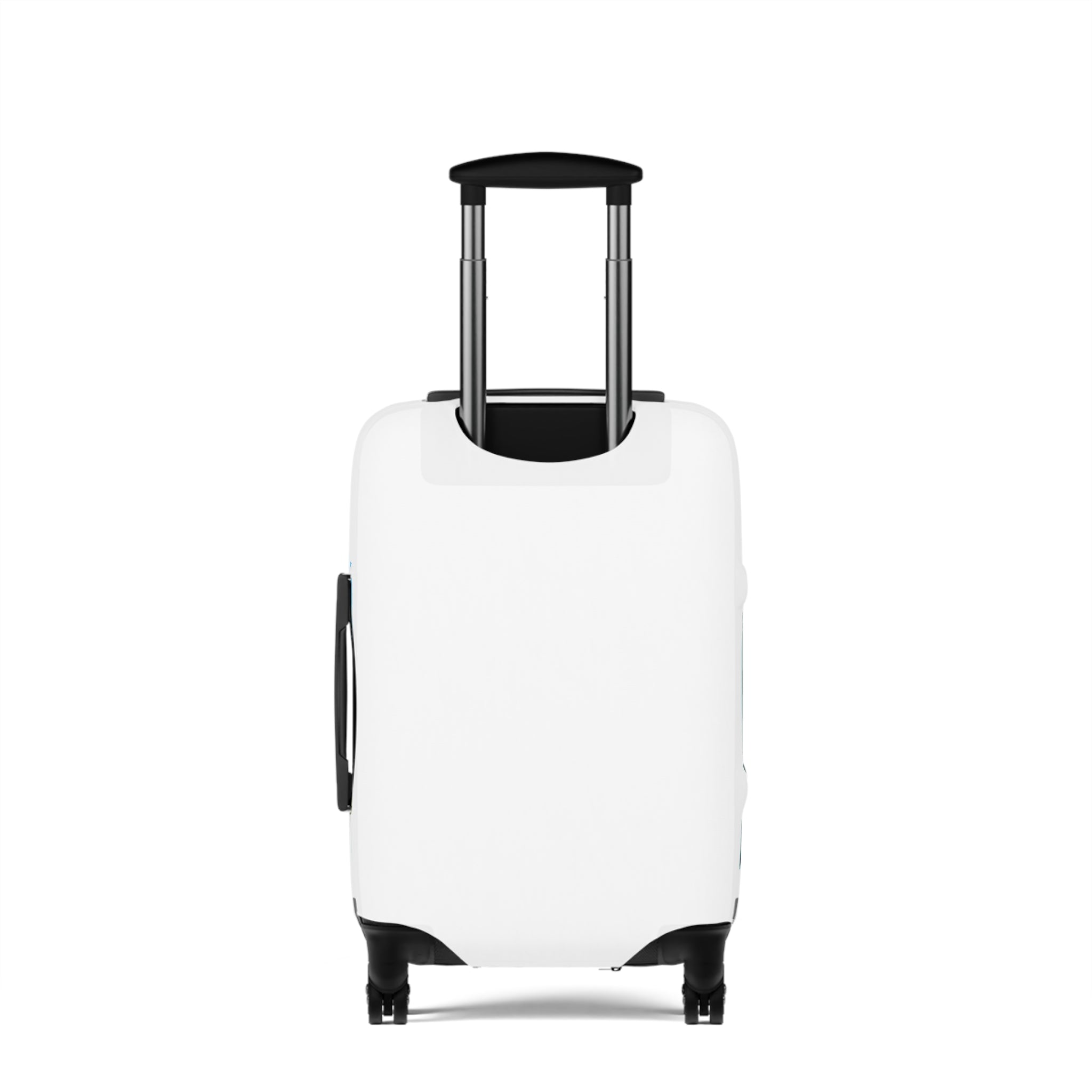 Luggage Cover – 'Acting Toward a Healthier Life' Travel Protector with Scenic Wellness Design
