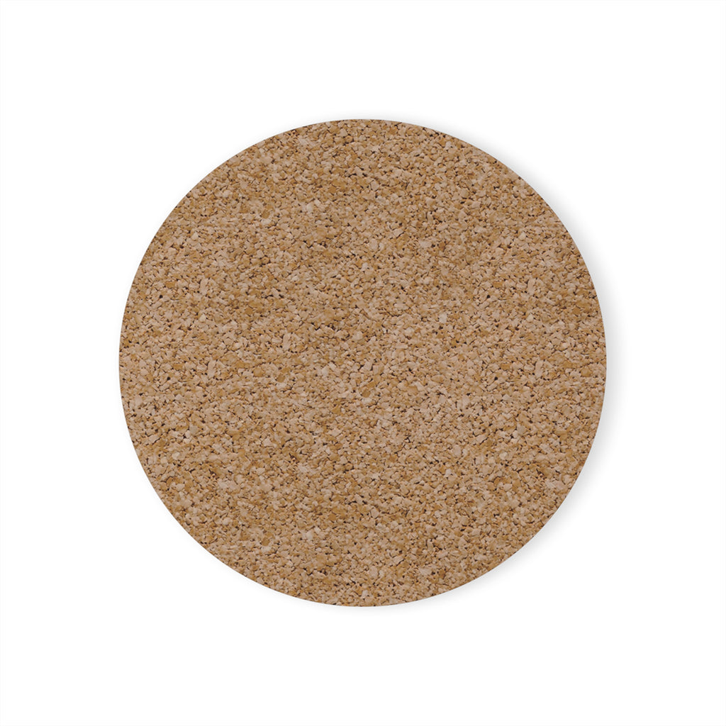 Protect Yourself, Protect Everyone Cork Coaster — Safety Message Drink Coaster