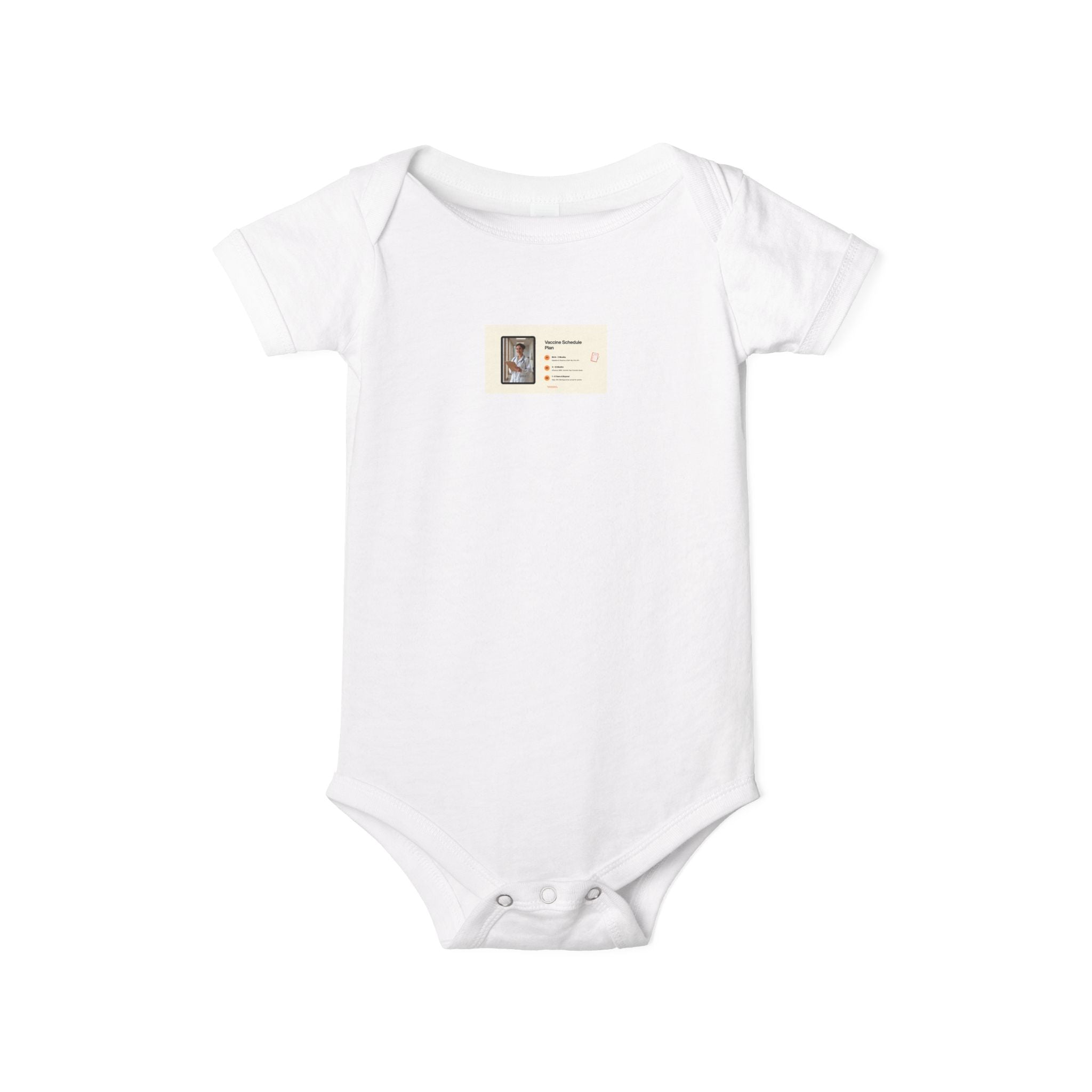 Infant One-Piece Bodysuit with Vintage ID Card Print — Cute Newborn Baby Shower Gift