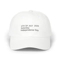 Dad Cap — "4TH OF JULY 2026 Saturday Independence Day" Embroidered Patriotic Baseball Hat