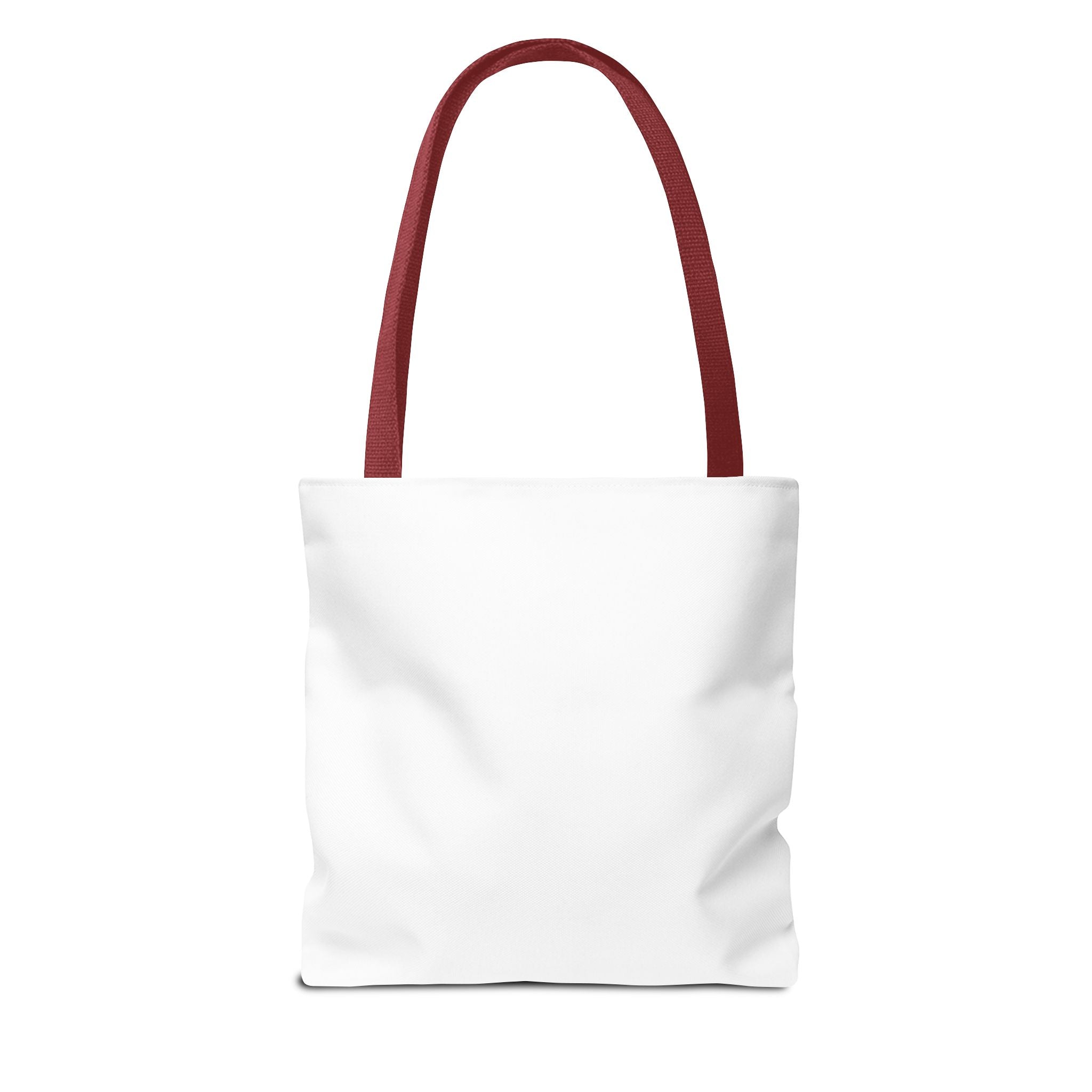 Tote Bag — Minimal Orange Accent Canvas Tote with 'Changing Behaviors: Steps to Sustain Creation' Text