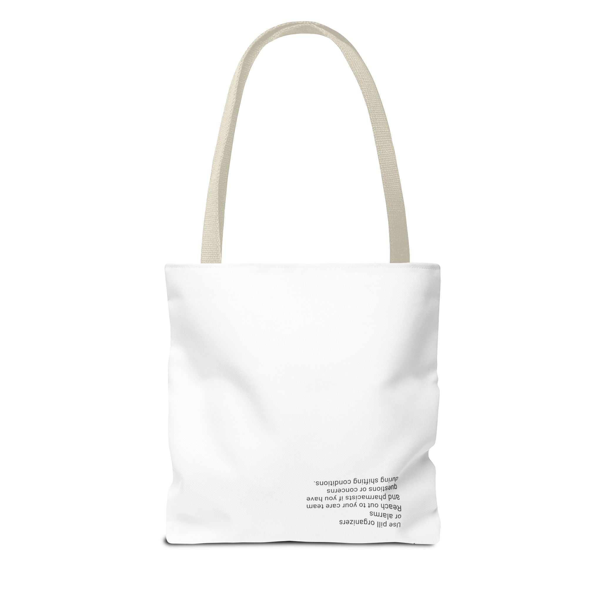 Tote Bag — "Your Health Depends on Every Dose" Minimalist Medical Awareness Tote