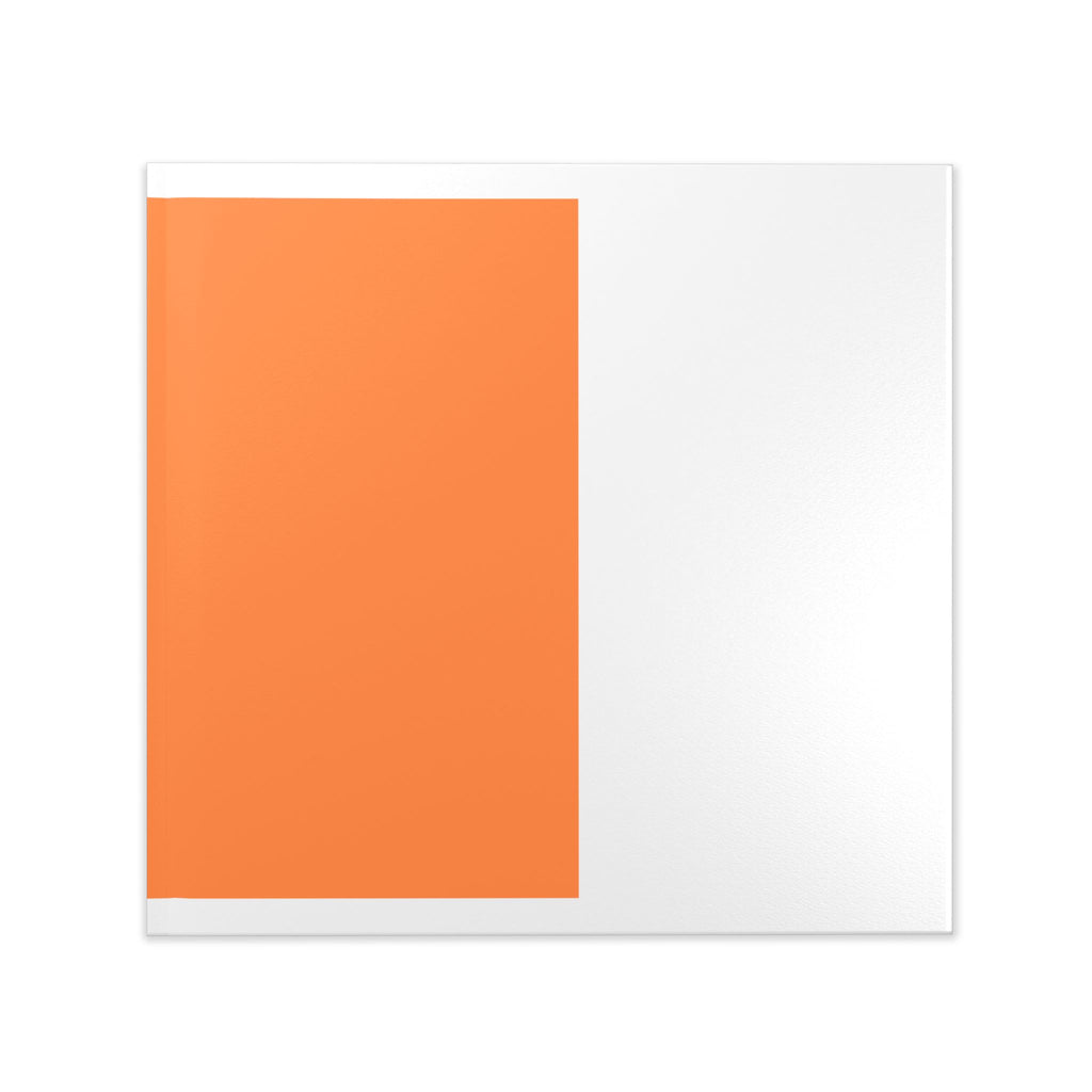 Hardcover Photo Book — Minimal Orange Block Design
